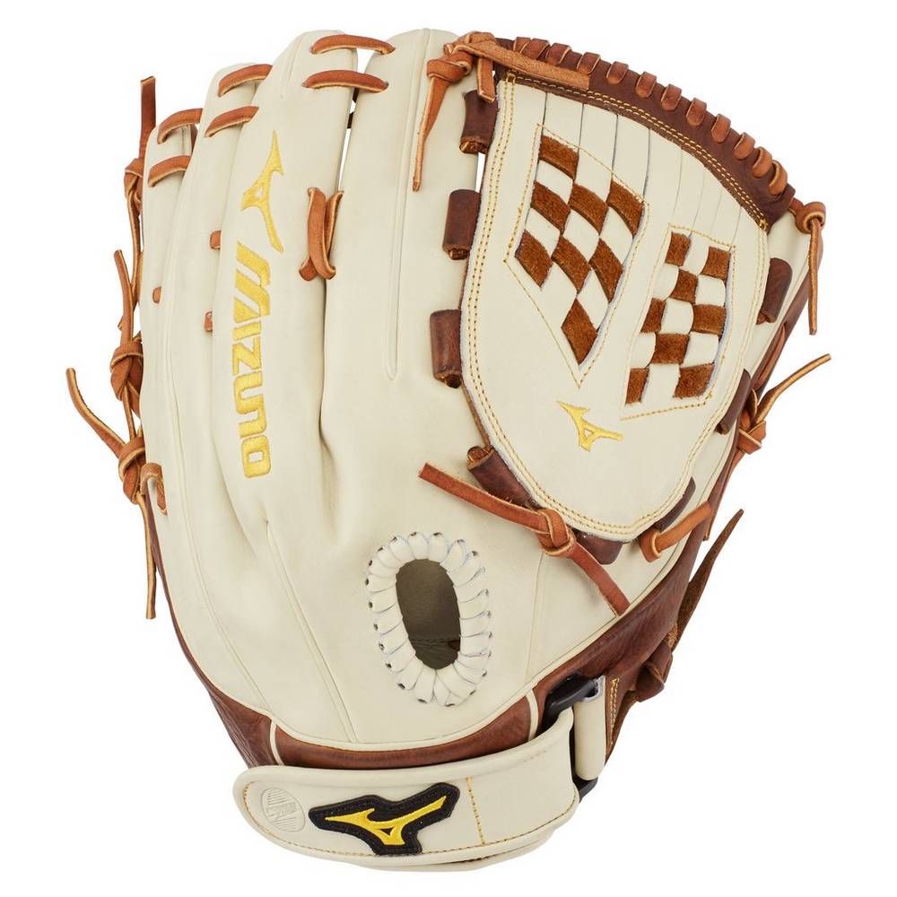 Womens Mizuno Classic Series Fastpitch 13" Softball Gloves Silver/Brown Philippines (LOWKUA371)